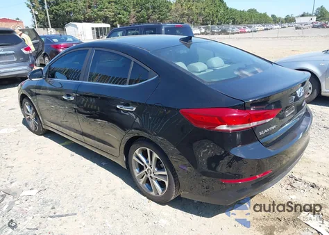 2017 Hyundai Elantra Limited from USA, damaged, VIN KMHD84LF0HU119605